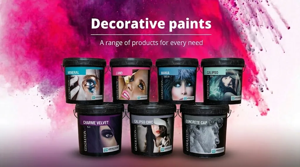 Decorative Paints - CAP Arreghini Generation Art Range
